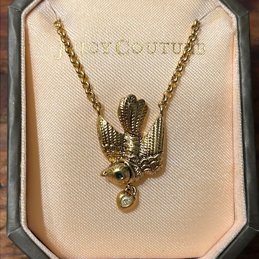 Juicy Couture Bird Necklace in original box